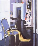 Francis Campbell Boileau Cadell The Gold Chair oil